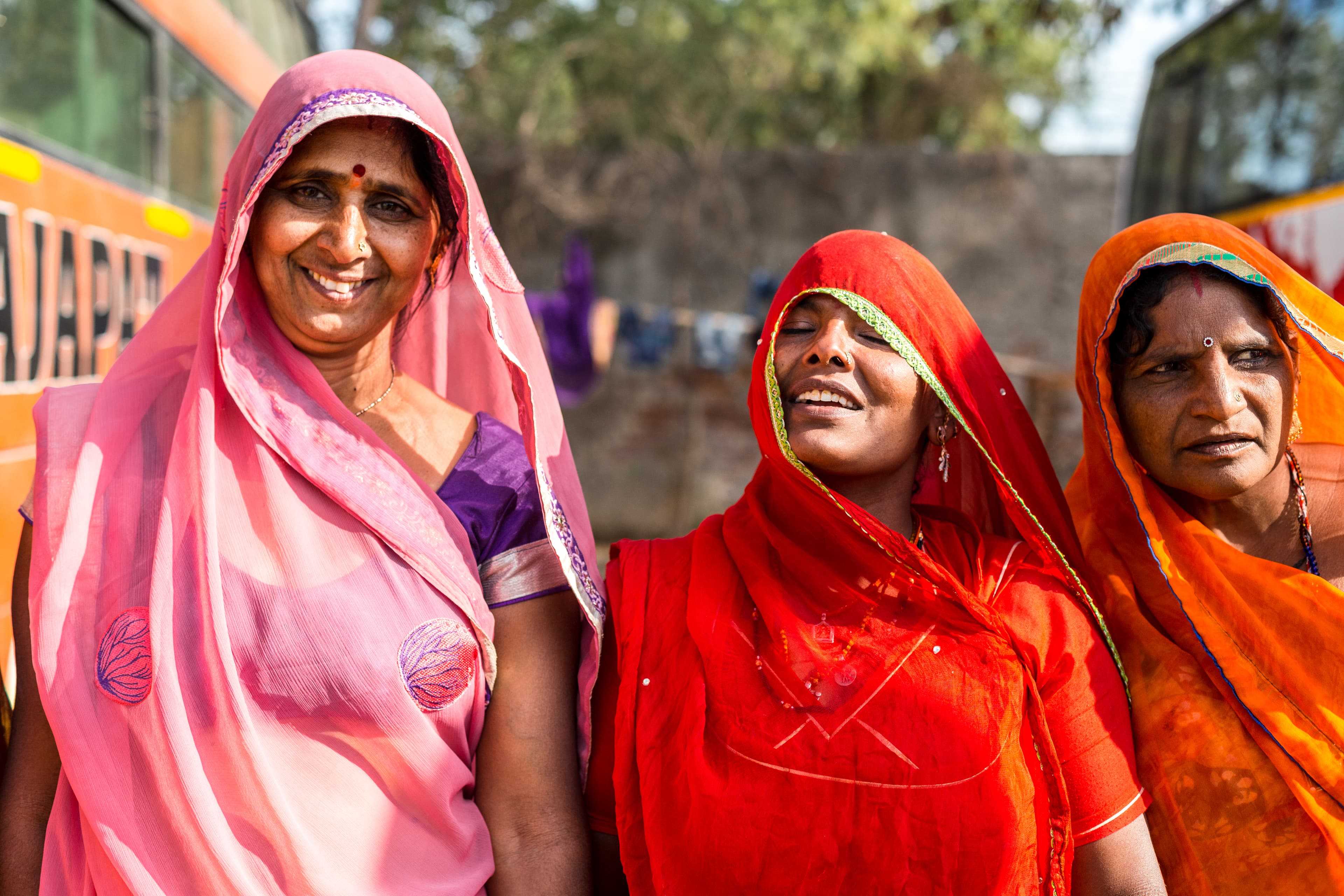Women in the field, India